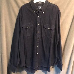 100 percent cotton doeskin Gant XL navy button up